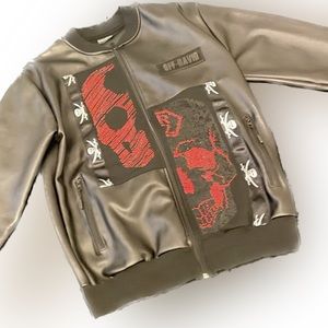 Men’s large leather jacket
